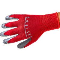 Перчатки СПЕЦ красные, нейлон, покрытие частичное латекс, р.9 31024016-9