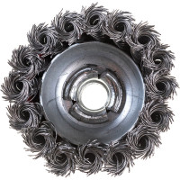 Кордщетка чашечная для УШМ витая жесткая 75 мм Профессионал 484895