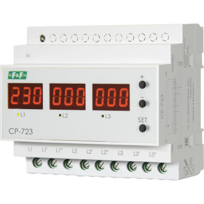 Реле контроля напряжения Евроавтоматика F&F CP-723 УХЛ2 -40+50С EA04.009.019