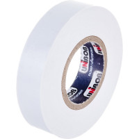 Изолента ПВХ UNIBOB 15 мм х 20 м, белая, 130 мкм 211764