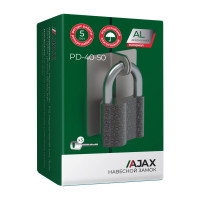 Навесной замок AJAX PD-40-50, фин. 3 кл., коробка 42567