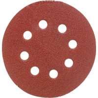 Диск шлифовальный (5 шт; 125 мм; Р80; 8 отверстий; Velcro) Flexione 50000315