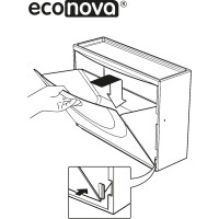 Обувница Econova 512х185х380 мм коричневый 433281414