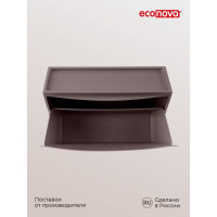 Обувница Econova 512х185х380 мм коричневый 433281414