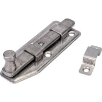 Прямая защелка VORMANN 80х30х1 мм, нержавеющая сталь 010102080