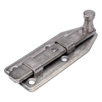 Прямая защелка VORMANN 80х30х1 мм, нержавеющая сталь 010102080