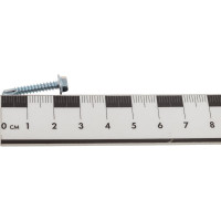 Саморез ZAMETAL 3,5х22 со сверлом и шестигранн. головкой DIN 7504K, оц., 1000 шт ZA081306