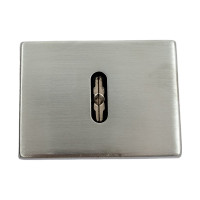 Декоративная накладка Fuaro ESC 486-S-auto RL с авт. шторками на сувальдный замок, сатинированный хром 42775