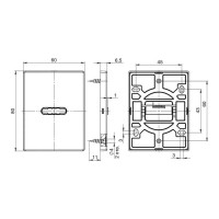 Декоративная накладка Fuaro ESC 486-S-auto RL с авт. шторками на сувальдный замок, хром СР-8, 1 шт. 42773