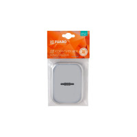 Декоративная накладка Fuaro ESC 486-S SQ XL со шторкой на сувальдный замок, хром CP-8, 1 шт. 39687