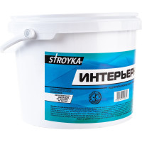 Водоэмульсионная краска Movatex Stroyka интерьерная, 3 кг Т31713