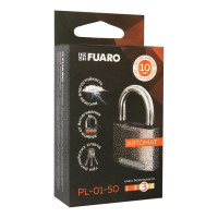 Навесной замок Fuaro PL-01-50 англ. 3 кл., коробка 42267