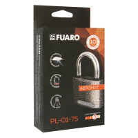 Навесной замок Fuaro PL-01-75 англ. 3 кл., коробка 42275
