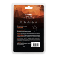 Навесной замок Fuaro PL-15-70 Black диск. 4 кл., блистер 42283