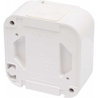 Розетка Bylectrica 1-местная ОУ IP44 серия Прочие изделия, белый, РА16-236