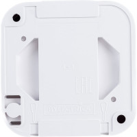 Розетка Bylectrica 1-местная ОУ с заз.конт. IP54, серия ПРАЛЕСКА АКВА, белый, РА16-297