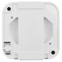 Розетка Bylectrica 1-местная ОУ с заз.конт. IP44 серия Прочие изделия, белый, РА16-214