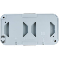 Розетка Bylectrica 2-местная ОУ с заз.конт. IP54, серия ПРАЛЕСКА АКВА, серый, РА16-303 03 РА16-303 (03)