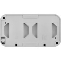 Розетка Bylectrica 2-местная ОУ с заз.конт. IP54, с прозрачной крышкой, серия ПРАЛЕСКА АКВА, серый, РА16-303 (02)