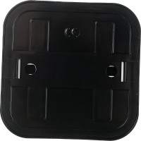 Розетка Bylectrica 1-местная ОУ, серия ПРАЛЕСКА, черный, РА16-255 черный