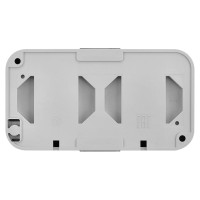 Розетка Bylectrica 2-местная ОУ IP54, с прозрачной крышкой, серия ПРАЛЕСКА АКВА, серый, РА16-302 02