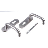 Дверная ручка Fuaro DH-0433 SS с пружиной, нержавейка 201, квадрат 9x140 мм 42599