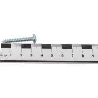 Саморез ZAMETAL 4,8х32 с полукруг. гол., крест шлиц, DIN 7981, оц., 250 шт. ZA101821