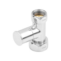Прямой кран-вентиль SMT ручка колпачок, хром, 3/4х1 г/г, 2 шт 8830SCH0510/2C