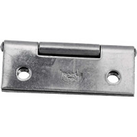Узкая петля VORMANN 40x26х0,9 мм, нержавеющая сталь 010501040
