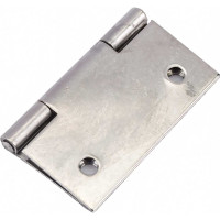 Прямая петля VORMANN 40х40х0,9 мм, нержавеющая сталь 010503040