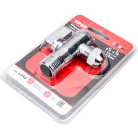 Шаровый угловой кран с фильтром Terma TRm 1/2х3/8 с цангой на 10 мм., с отражателем 25644