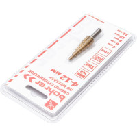 Сверло ступенчатое по металлу (4/6/8/10/12 мм; HSS W4 TiN) BOHRER 31541200