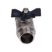 Шаровой кран AQUALINK для МП труб нар 3/4 x20 B бабочка 01310