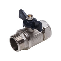 Шаровой кран AQUALINK для МП труб нар 3/4 x20 B бабочка 01310