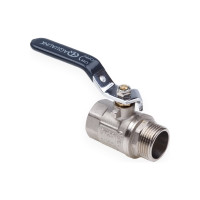 Кран шаровой AQUALINK вн-нар 2 ручка 1154 01154