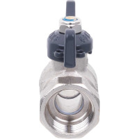 Кран шаровой AQUALINK вн-нар 1/2 B бабочка 1158 01158