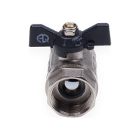 Кран шаровой AQUALINK вн-вн 3/4 B бабочка 1156 01156