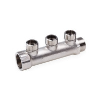 Коллектор резьбовой AQUALINK вн-нар 3/4, 1/2х4 (Цена за упаковку 2 шт.)  арт. 2423