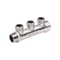 Коллектор резьбовой AQUALINK вн-нар 3/4, 1/2х4 (Цена за упаковку 2 шт.)  арт. 2423