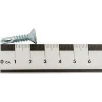 Саморез ZAMETAL 5,5х25 со сверлом и потайной головкой, DIN 7504Р, оц., 500 шт ZA082433