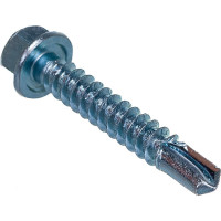 Саморез ZAMETAL 5,5х32 со сверлом и шестигранн. головкой, DIN 7504K, оц., 500 шт ZA081573