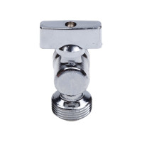 Шаровой кран AQUALINK угловой, с удлиненной резьбой 1/2 нар-1/2 нар Cr B 3969