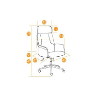 Кресло TetChair CHARM флок коричневый 6 13911