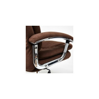 Кресло TetChair SOFTY LUX флок коричневый 6 13595