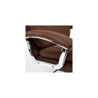 Кресло TetChair SOFTY LUX флок коричневый 6 13595