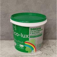 Универсальная эмаль Радуга Эко-Люкс ВД-АК 113 База А 9 л, под колеровку 4607017510636