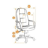 Кресло TetChair СН747 ткань черный 2603 2229