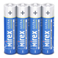Батарея Mirex, щелочная LR03 / AAA 1,5V 4 шт shrink 23702-LR03-S4