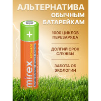 Аккумулятор Mirex, Ni-MH HR03 / AAA 600mAh 1,2V 4 шт ecopack 23702-HR03-06-E4