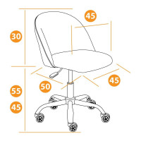 Кресло TetChair MELODY флок коричневый 6 15051